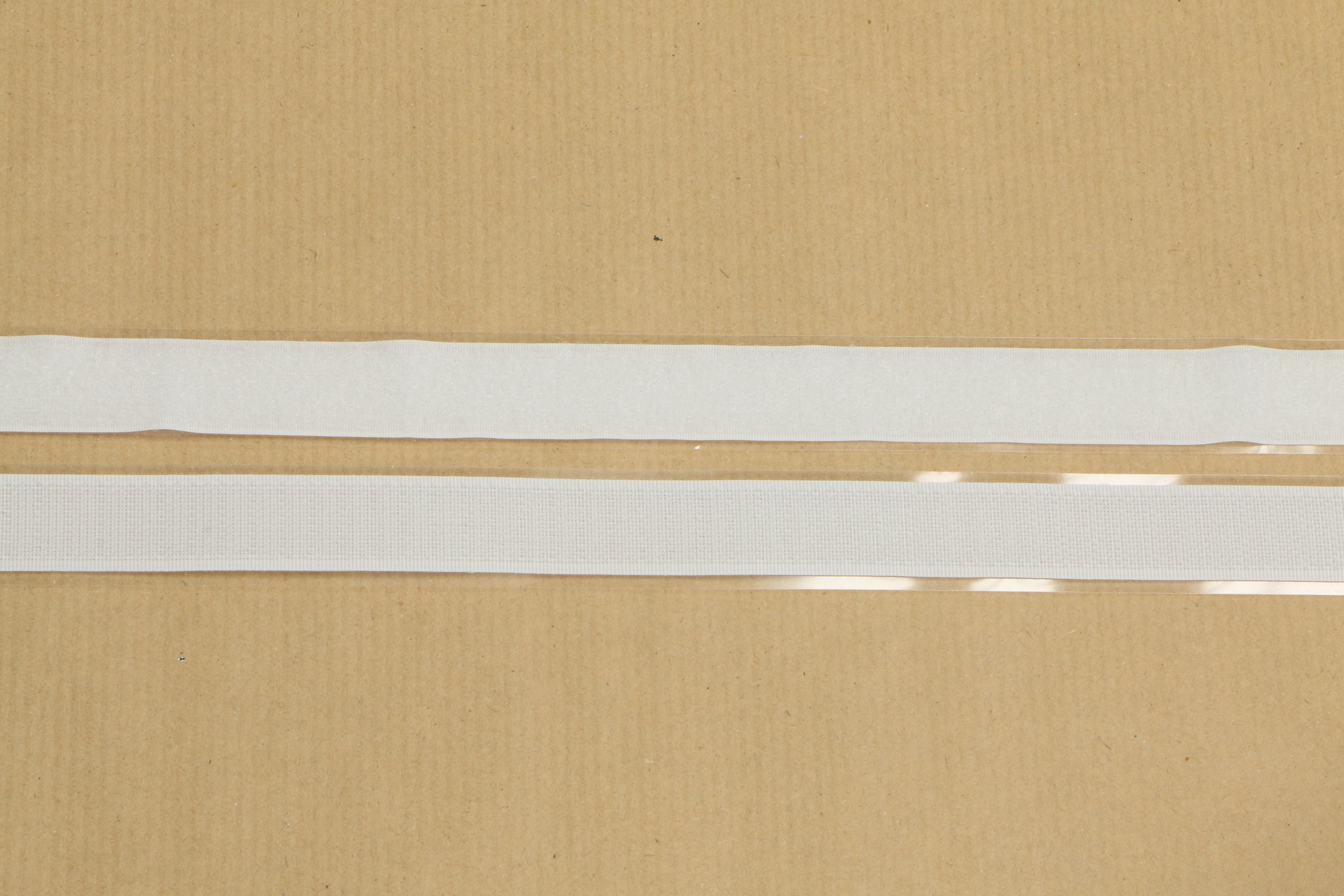 Klettband/Klettverschluss - selbstklebend Haken & Flausch 20/30/50 mm - Stück  à 1 Meter (weiss)