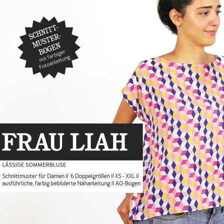 Schnittmuster - Damen Bluse "Frau Liah“ (Gr. XS-XL) von STUDIO SCHNITTREIF