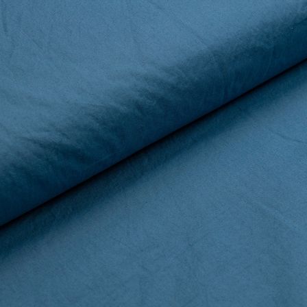 Baumwolle - gewaschen uni "Trend" (jeansblau)