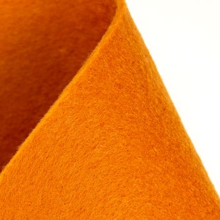 Feutre de bricolage 2 mm - morceau de 30.5 x 30.5 cm (orange)