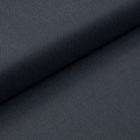 Tissu bengaline jacquard pour pantalons "Royal blue" (bleu-gris)