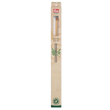 PRYM Jackenstricknadel-Paar Bambus - 33 cm