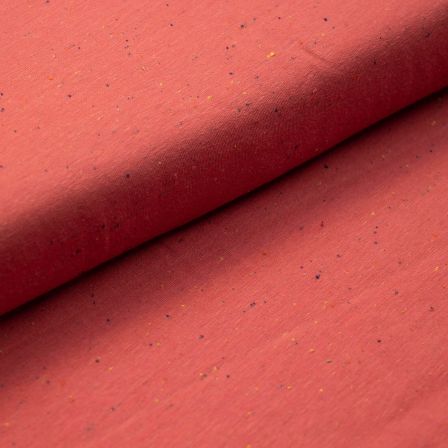 Sweat de coton "Cosy Colors" (pink chaud-multicolore)