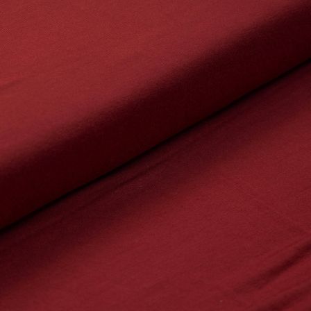 Jersey de modal Tencel "uni" (rouge)