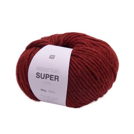 Wolle - Rico Essentials Super Aran (bordeaux)