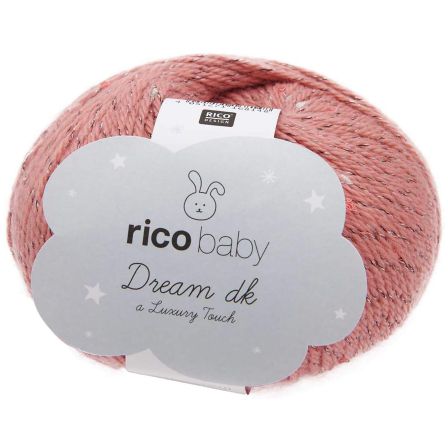 Laine bébé - Rico Baby Dream Tweed dk - a Luxury Touch (azalée)