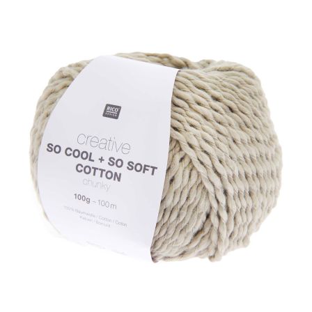 Laine - Rico Creative So Cool + Soft Cotton Chunky (poussière)