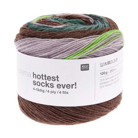 Sockenwolle - Rico Superba Hottest Socks Ever! (zigzag)
