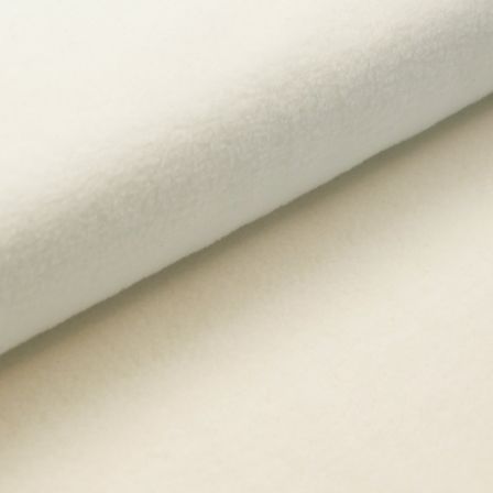 Tissu polaire - antipilling "Fleece" (crème)
