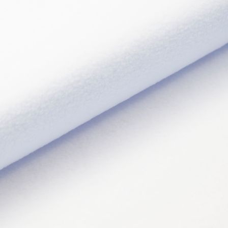 Tissu polaire - antipilling "Fleece" (blanc)