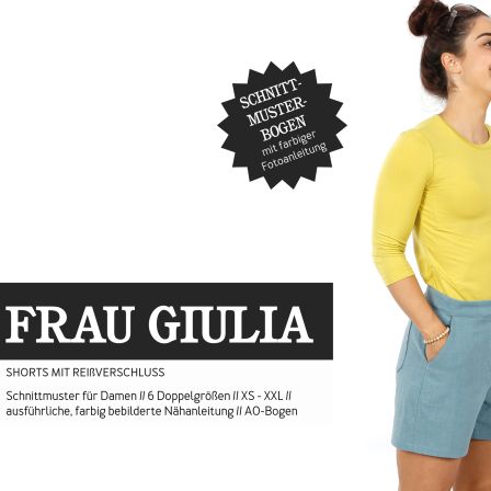 Schnittmuster - Damen Shorts "Frau Giulia" (Gr. XS-XXL) von STUDIO SCHNITTREIF