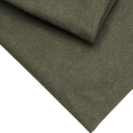 Canvas Baumwolle "Loreen Light - khaki green" (dunkeloliv) von mind the MAKER