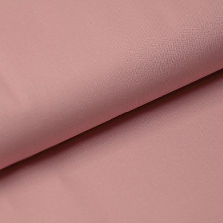 Canevas coton enduit "Basic" (rose poudre)
