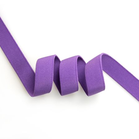 Gummiband "uni" 20 mm - am Meter (violett)