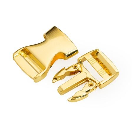 Steckschnalle "Metall" - 25 mm (gold)
