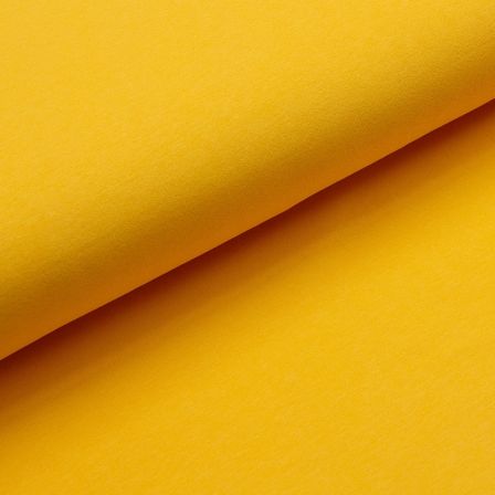 Sweat coton bio - uni "Soft Alva" (jaune)
