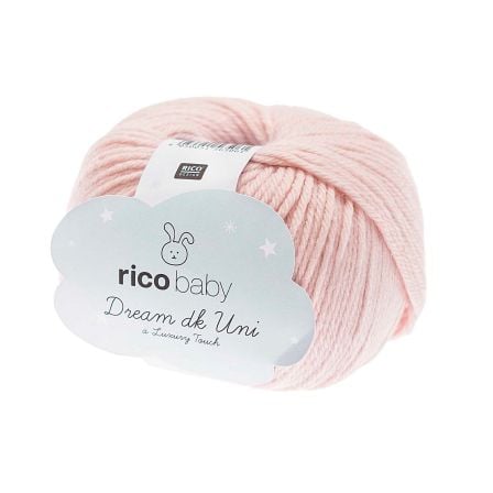 Babywolle - Rico Baby Dream dk Uni - a Luxury Touch (puder)