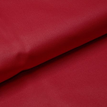 Canevas coton enduit "Basic" (rouge cerise)