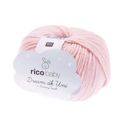 Babywolle - Rico Baby Dream dk Uni - a Luxury Touch (rosa)