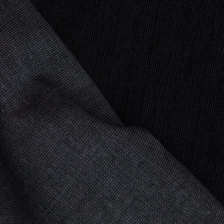 Tissu jean en coton - qualité ferme "Wooly" (noir)