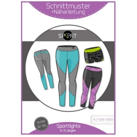 Schnittmuster Damen Hose/Tights "Sport" Gr. 32-50 von ki-ba-doo