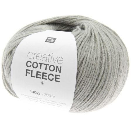 Wolle - Rico Creative Cotton Fleece dk (hellgrau)