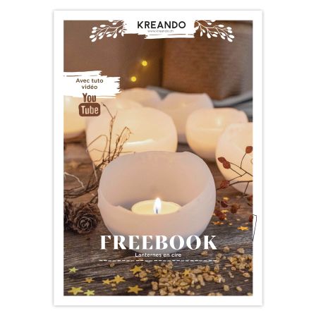 Freebook - Anleitung: Wachslichter aus Kerzenwachs von KREANDO (französisch)