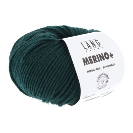 Merinowolle MERINO+ von LANG Yarns (0017/tanne)