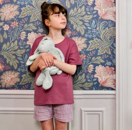 Patron - Pyjama mixte pour enfants "SACHA" (3-12 ans) de ikatee (en français/anglais)