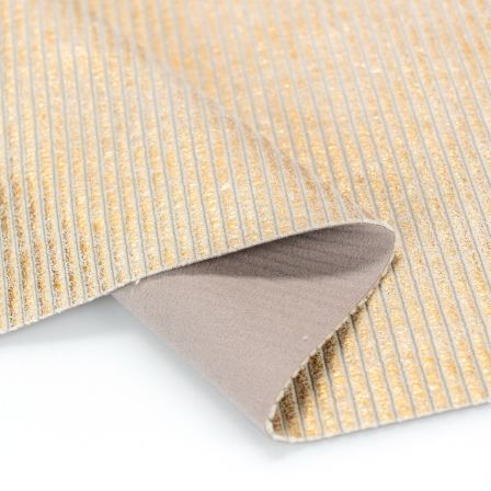 Deko- & Polsterstoff Cord "Manchester - Midi" (gold/beige)