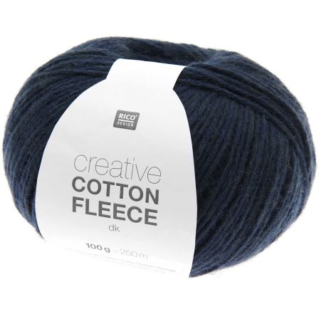 Wolle - Rico Creative Cotton Fleece dk (marine)
