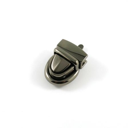 Steckschloss / Mappenverschluss "Tuck-Tite Basic" - 20 mm (onyx-grau)