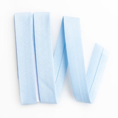 PRYM Biais coton 20 mm, pièce à 3.5 m (bleu clair) 903352