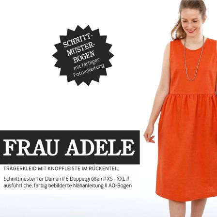 Schnittmuster - Damen Trägerkleid "Frau Adele" (Gr. XS-XXL) von STUDIO SCHNITTREIF