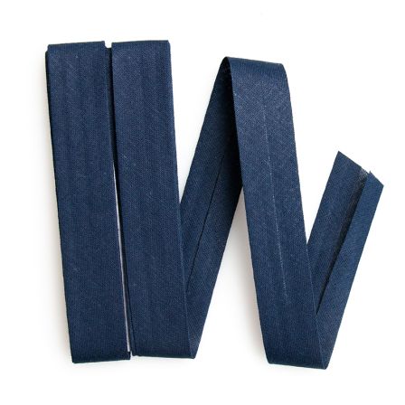 PRYM Biais coton 20 mm, pièce à 3.5 m (bleu marine) 903357