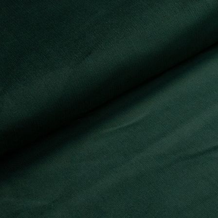 Velours côtelé fin coton stretch "Velours milleraies" (vert foncé)