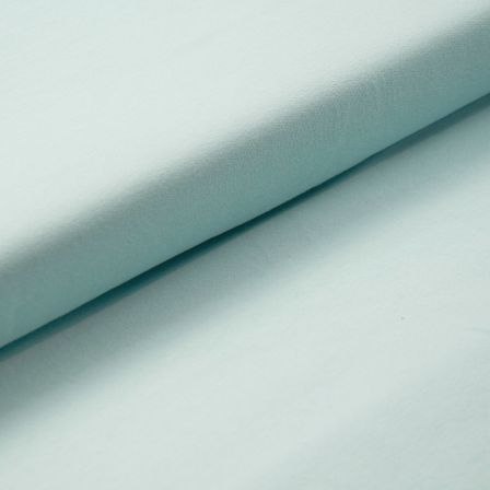 Sweat coton bio - uni "Soft Alva" (bleu clair)