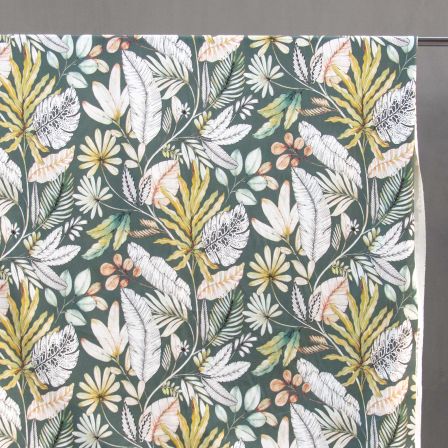 Canvas Baumwolle "Tropicana/Tropischer Regenwald" (piniengrün-hellorange/weiss) von CLARKE & CLARKE