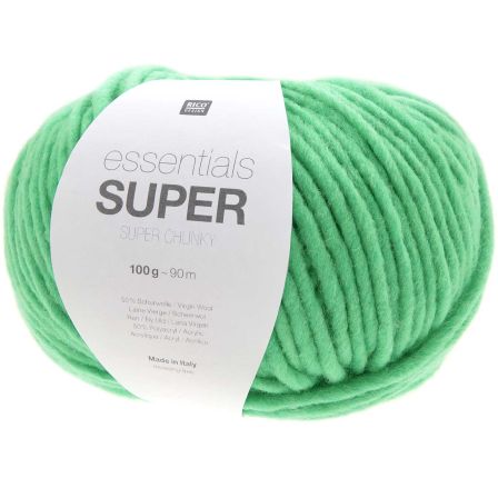 Laine - Rico Essentials Mega Wool chunky (vert fluo)