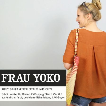 Patron - Dame tunique courte "Frau Yoko" (t. XS-XL) de STUDIO SCHNITTREIF (en allemand)