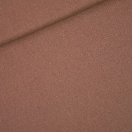 Lin/viscose "uni - russet" (bois de rose) de See You at Six