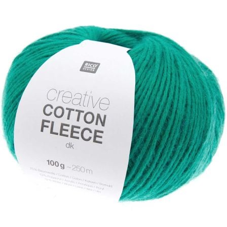 Wolle - Rico Creative Cotton Fleece dk (smaragd)
