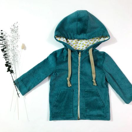 Patron - pour enfants cardigan/manteau "SAM" 6 mois - 4 ans de ikatee (français/anglais)