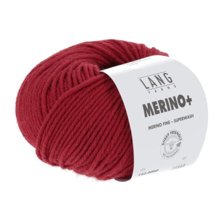 Merinowolle MERINO+ von LANG Yarns (0060/rot)