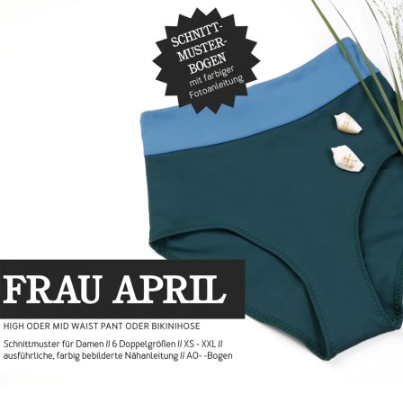Patron - Bas de bikini pour femmes "Frau April" (XS-XXL) de STUDIO SCHNITTREIF (en allemand)