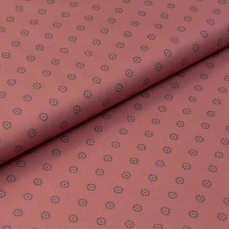 Coton "Autumnal/Drops" (marsala-gris) de Paintbrush Studio Fabrics