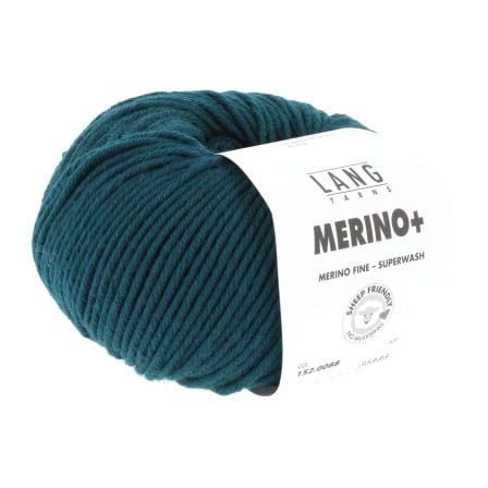 Merinowolle MERINO+ von LANG Yarns (0088/petrol dunkel)