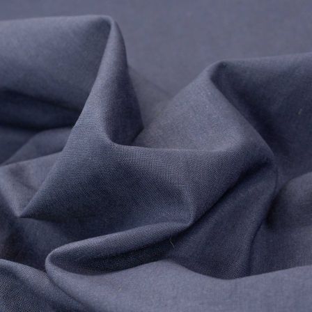 Lin métis - lin/coton "Darcy" (bleu jean)