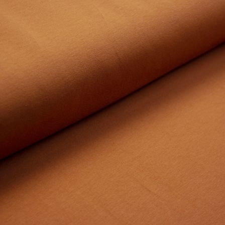 Sweat d'été en coton bio - french terry "Nola" (orange rouille)