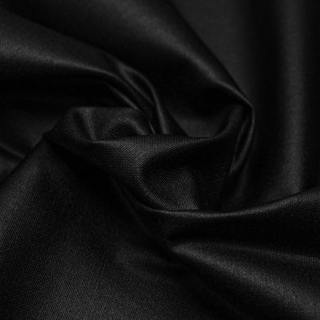 Canevas coton enduit "Basic" (noir)